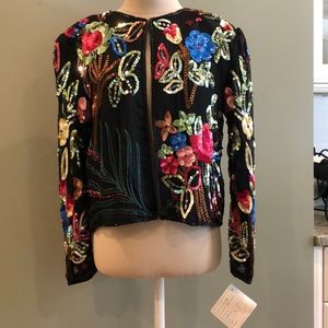 Sequin evening jacket